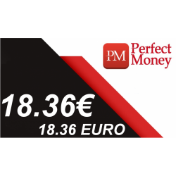 KOD PERFECT MONEY EUR 18.36€